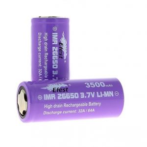 Батарея J Well Efest IMR 26650 3500 mAh