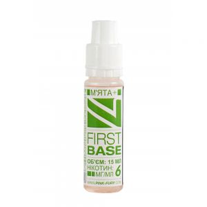 Рідина для електронних сигарет Pink-Fury FIRST BASE М'ята+ 15 мл ― Eco-Life