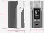 Боксмод WISMEC Reuleaux RX200 S 200W Black-Gray
